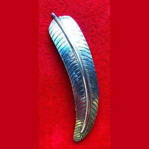 VINT NAVAJO STERLING SILVER WOMEN’S HAIR BARRETTE